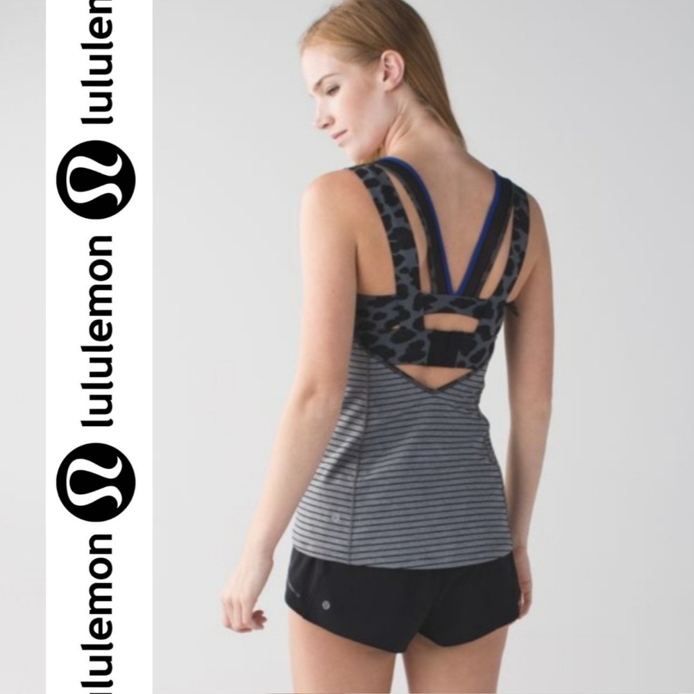 Lululemon | Flexible Stripped tank top